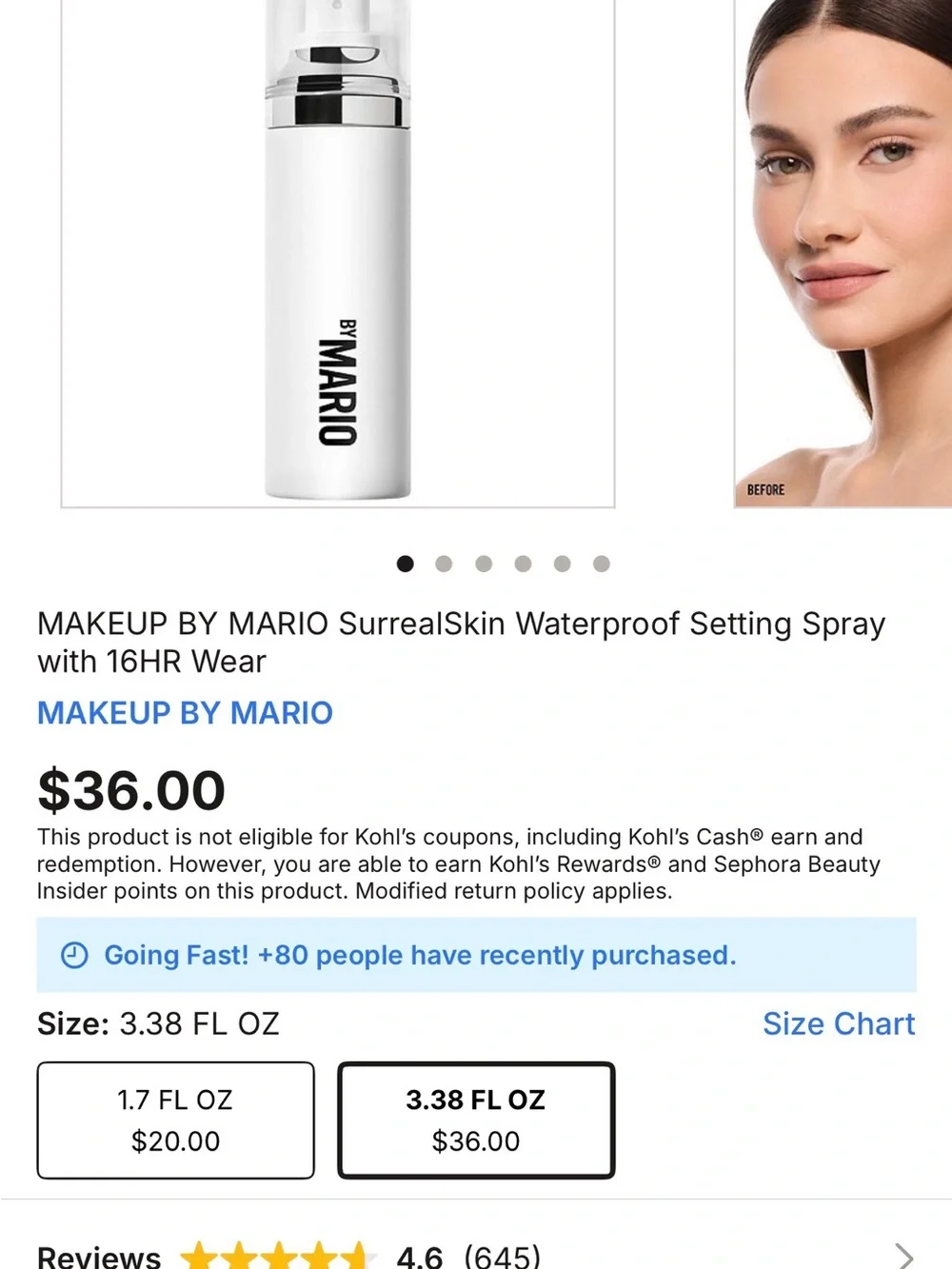 Legendary- Mario setting spray.